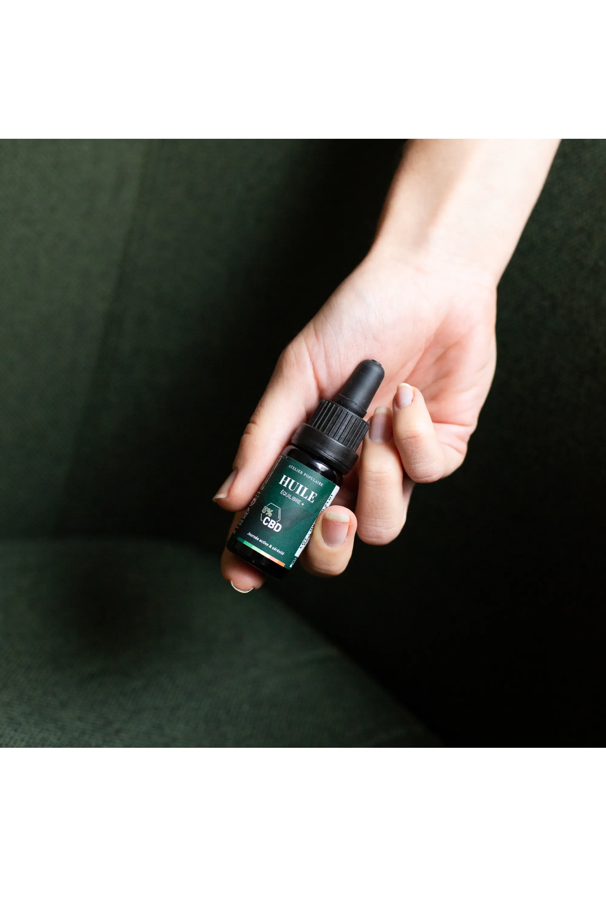 Atelier Populaire Huile sublinguale Equilibre au CBD 5%-10 ml