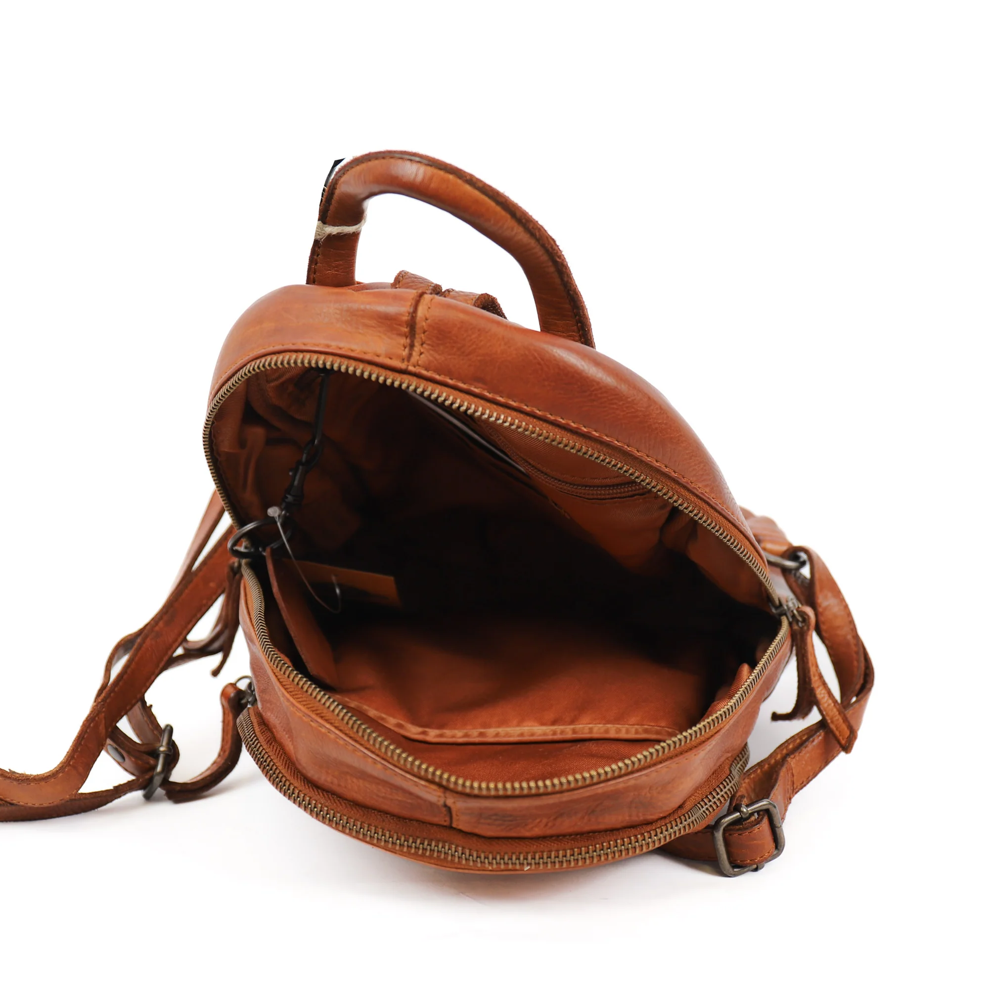 Bear Design Cow Lavato Rugzakje Kim Cognac CL44360