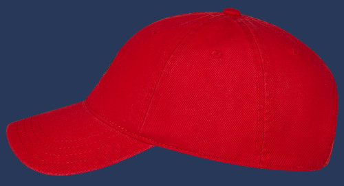 Promotion Baseballcap Baumwolle, Redmelange