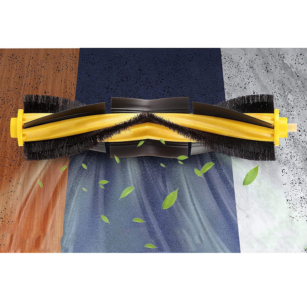 (10-tlg. Set) Ersatz Seiten Bürsten / Hepa Filter für Ecovacs Deebot Ozmo Staubsauger Roboter