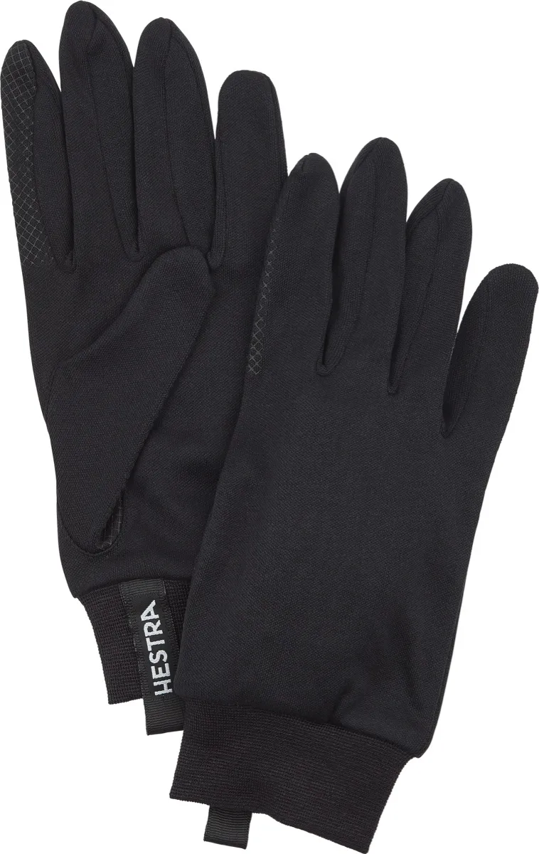 Hestra Silk Liner Touch Point - 5 Finger Black