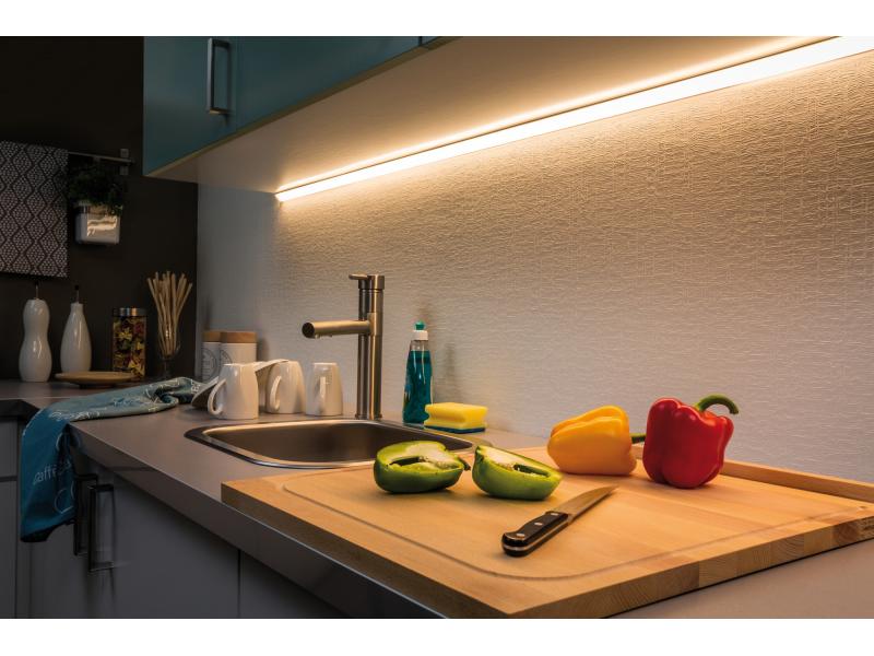 Paulmann LED-Stripe MaxLED 500 2700 K, 1 m Verlängerung Beschichteter LED-Streifen, kürzbar