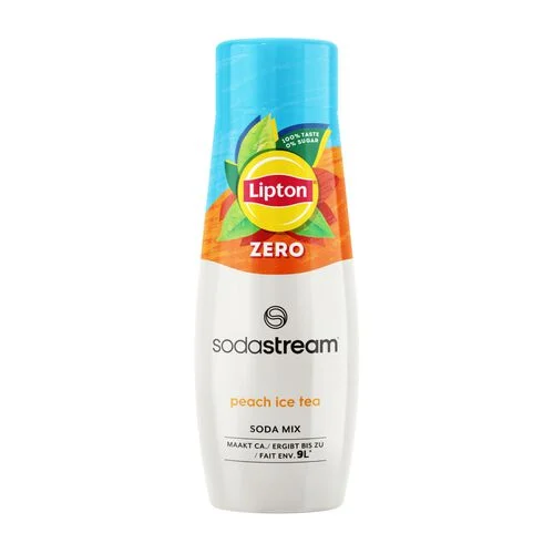 sirop Lipton zero peach ice tea SodaStream pour 9 litres