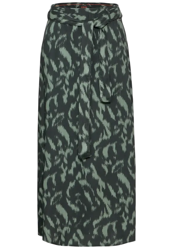 Viskose Print Rock - strong khaki