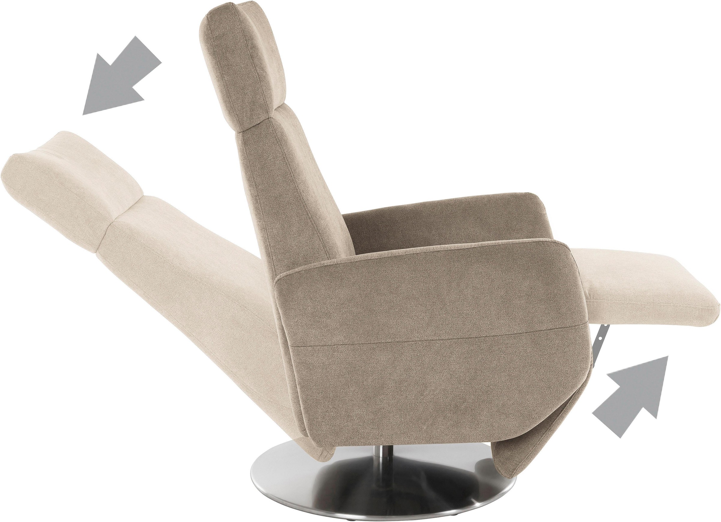 sit&more TV-Sessel »Kobra« manuelle Relaxfunktion