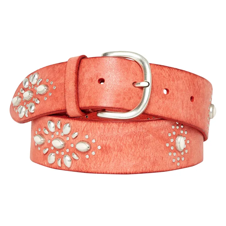 Post and Co Ceinture N°10055 | Rouge brique