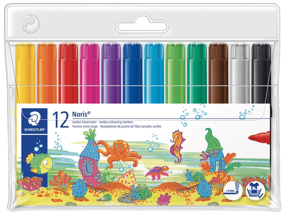 Staedtler Noris Jumbotusser 12-pak