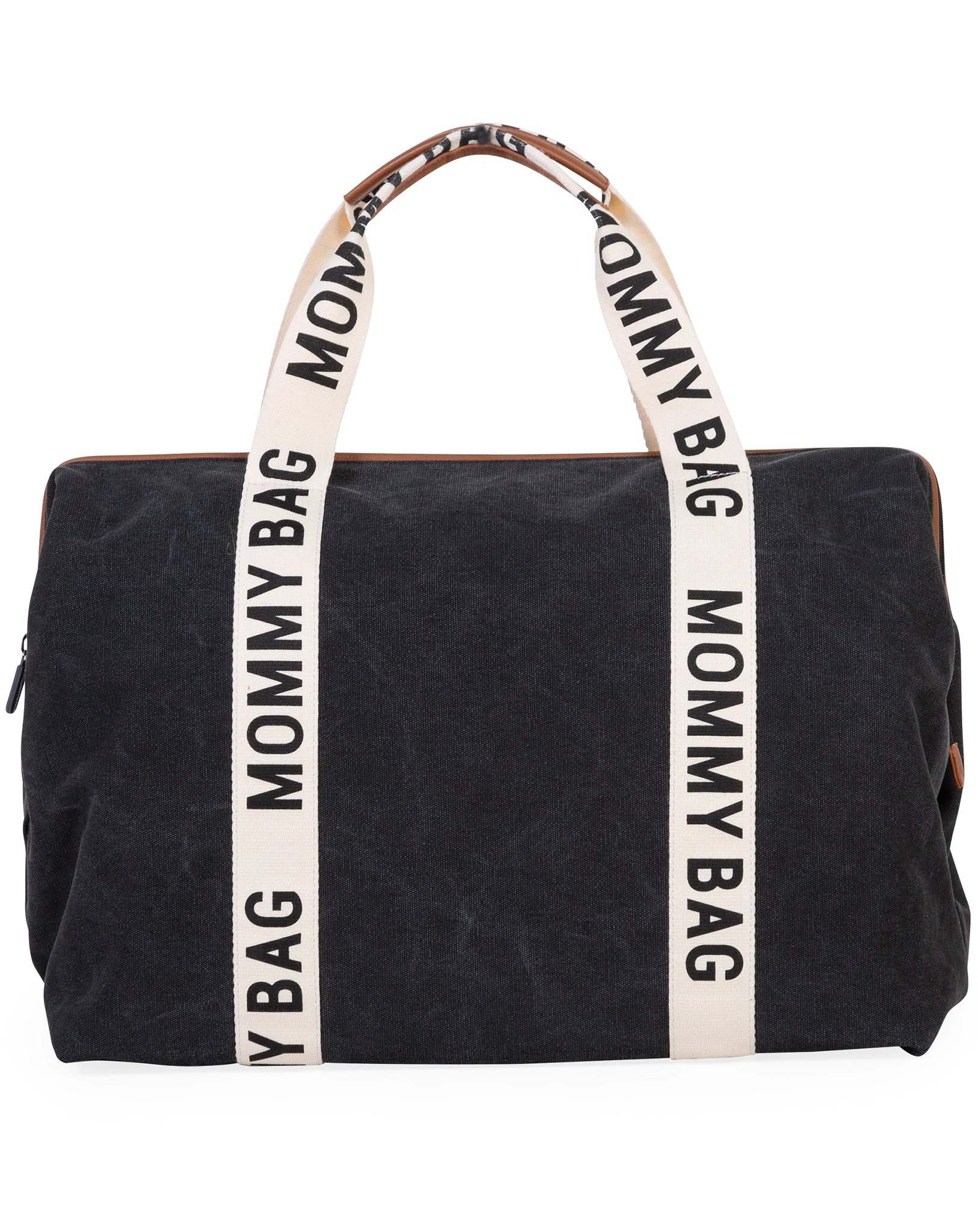 Canvas-Wickeltasche MOMMY BAG SIG (55x35x40) in black