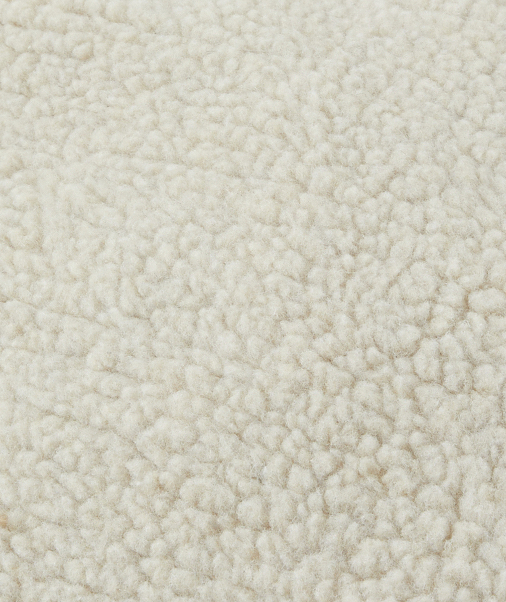 LIEWOODTOTEBAG EN SHERPA BLANC CASSÉ ET FIBRES RECYCLÉES