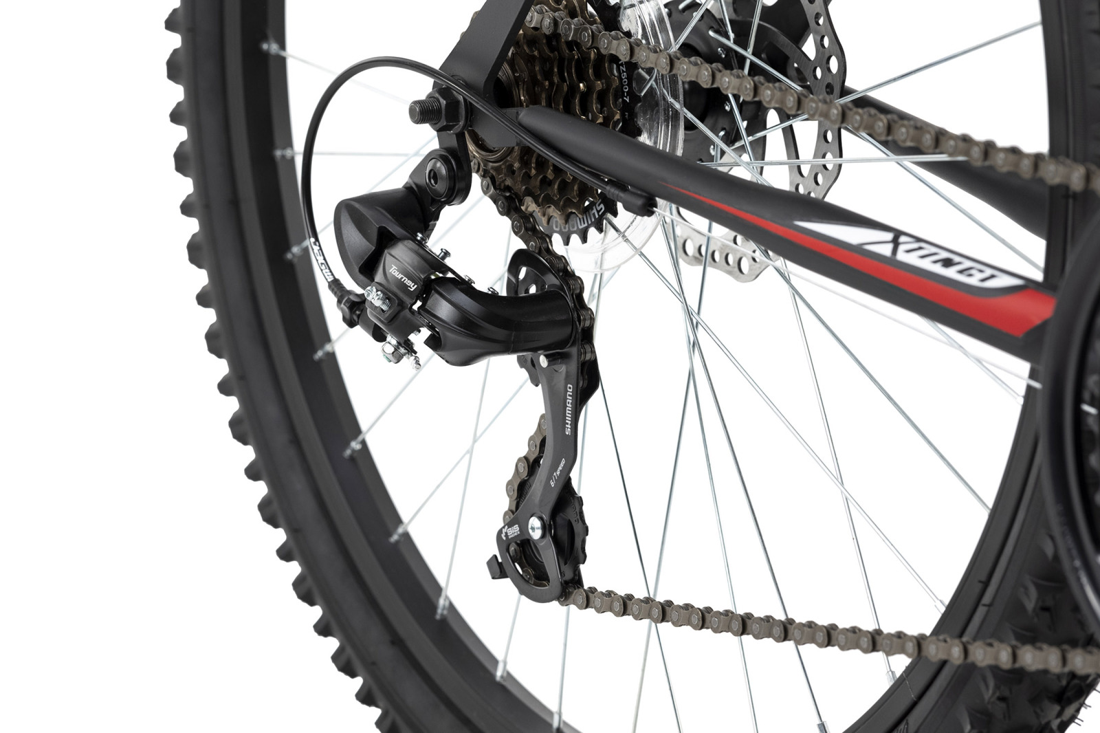 KS Cycling Mountainbike HARDTAIL 26'' XTINCT - schwarz-rot - 46 cm Rahmenhöhe
