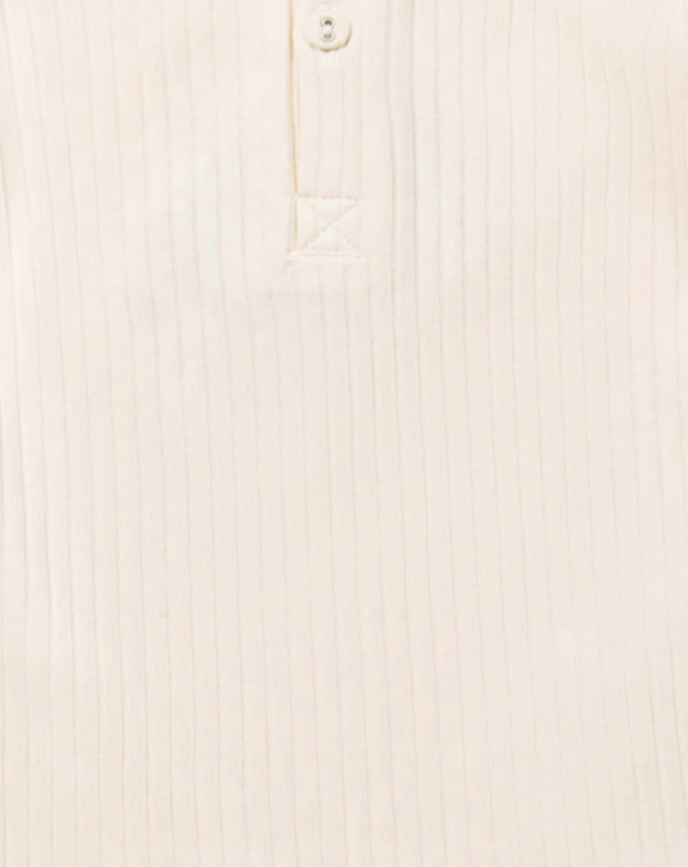 Langarmshirt UNI OATMEAL in beige