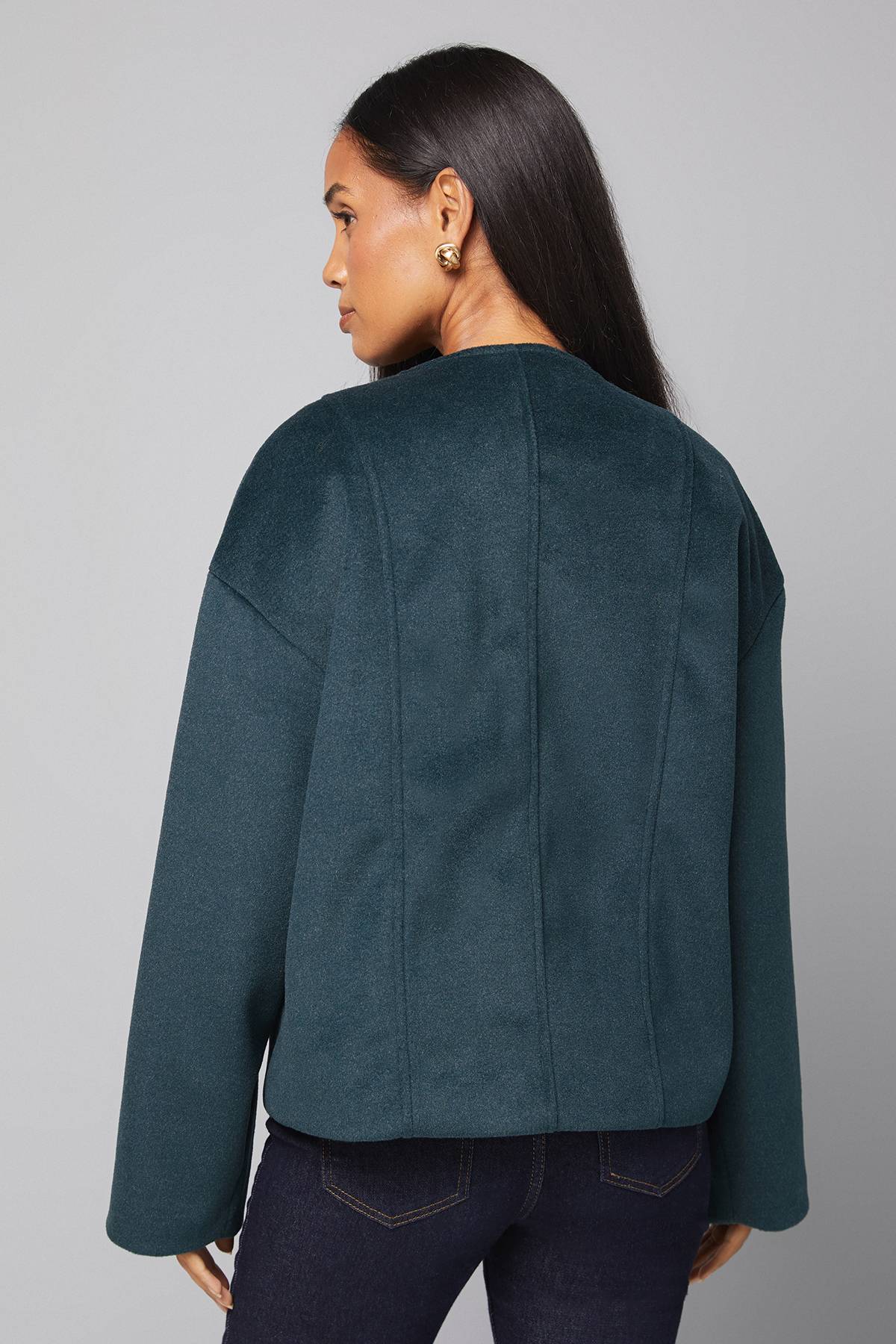 Wallis Veste Courte à Un Bouton