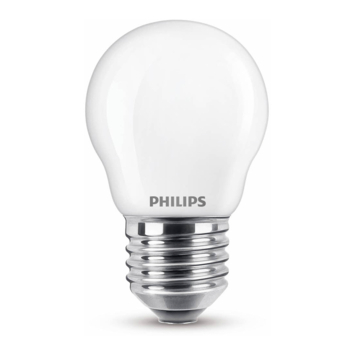 Philips LED kogel E27 60W mat niet dimbaar