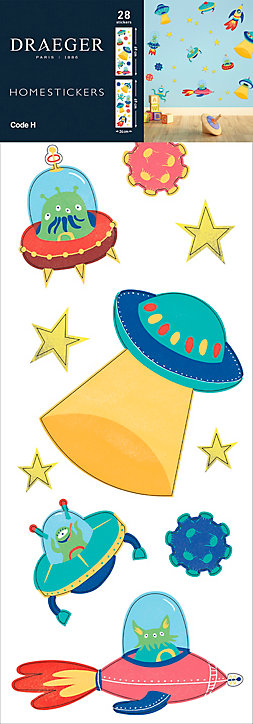 Sticker Enfant Extra terrestre 24x69 cm
