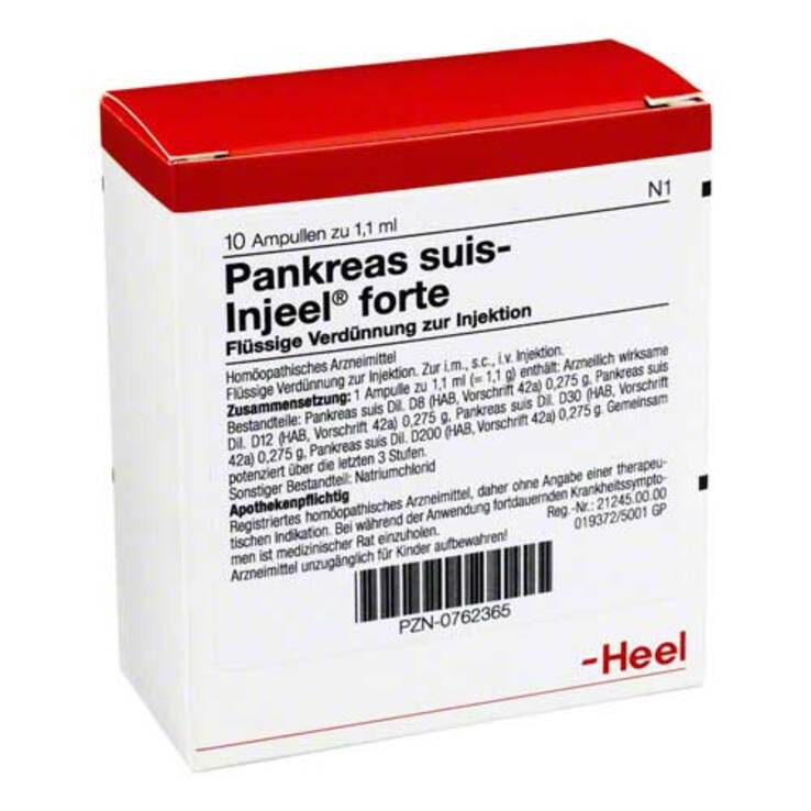 Pankreas Suis Injeel forte Ampullen, 10 St