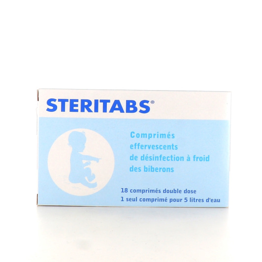 Steritabs Biberon comprimés de désinfection à froid