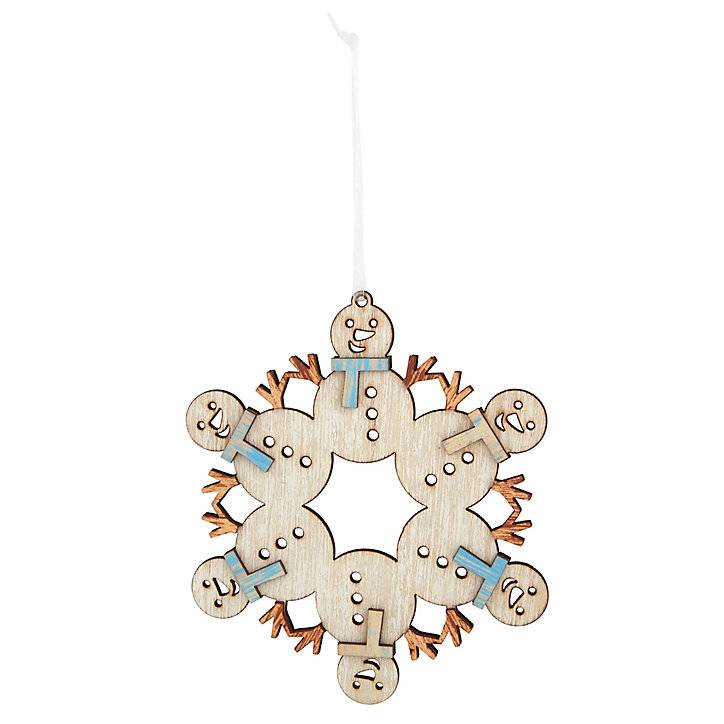 Boule de noel cercle de bonhomme de neige