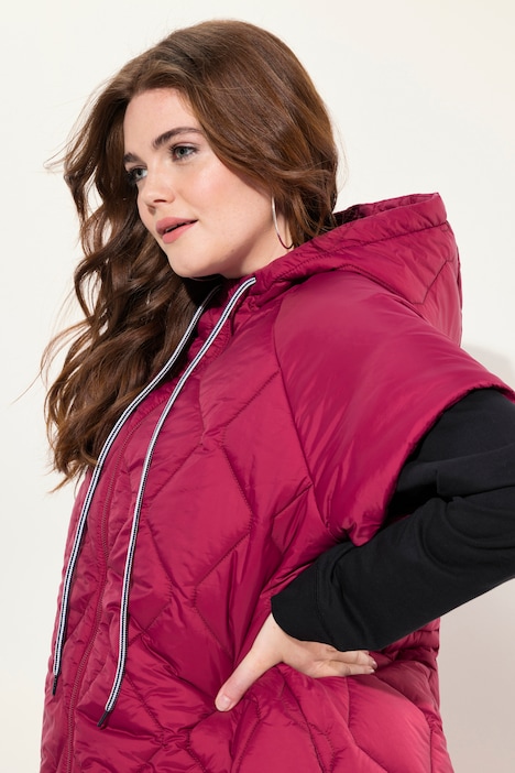 HYPRAR Steppweste, Tunnelzug, 2-Wege-Zipper, recycelt