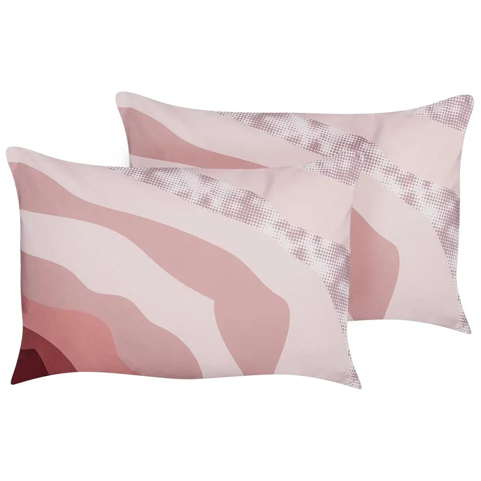 CAMPEI - Tuinkussen set van 2 - Roze - 40 x 60 cm - Polyester