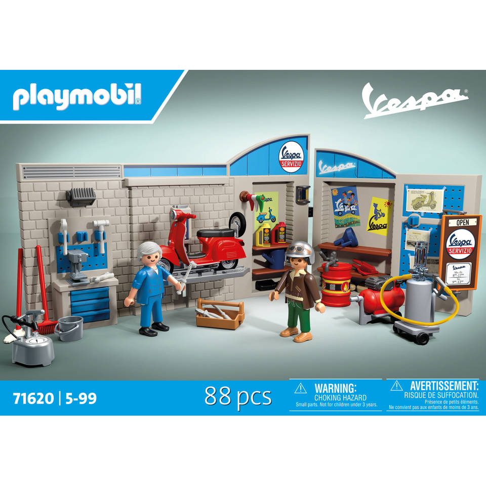 PLAYMOBIL 60s Vespa garage 71620
