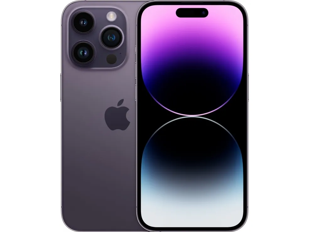 [OUTLET] - Apple iPhone 14 Pro - 5G smartphone - dual-SIM / Intern hukommelse 128 GB - OLED-skærm - 6.1