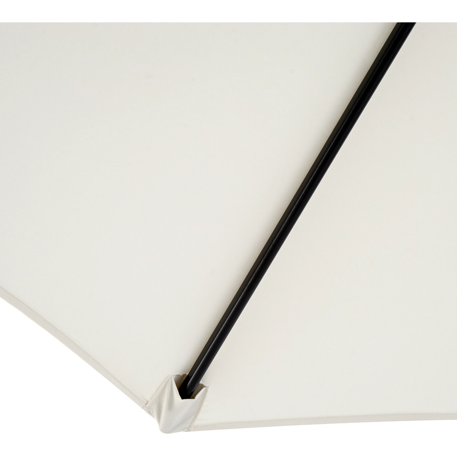 Outsunny Ampelschirm mit Handkurbel creme