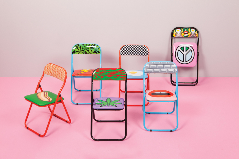 Seletti Studio Job Blow klapstoel  Egg