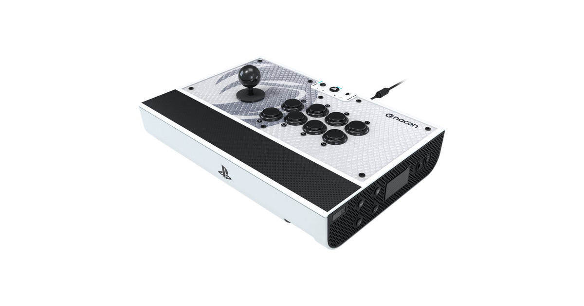 NaconDaija Arcade Stick gamepad  (Grijs/zwart, PlayStation 5, PlayStation 4, Pc)