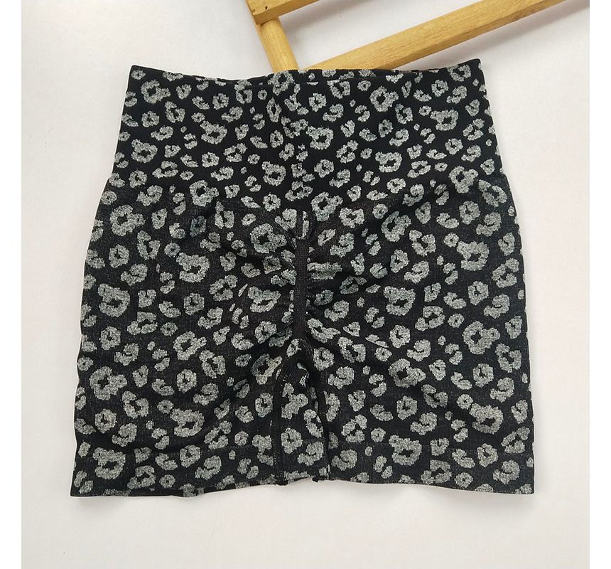 Runyz - Yogashorts met luipaardprint