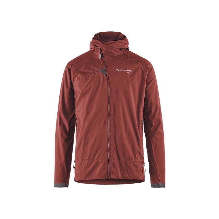 Klättermusen Nal Hooded Jacket Men Madder Red