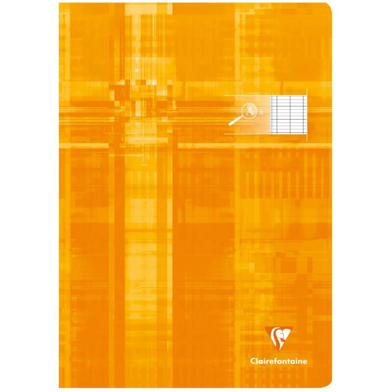 Cahier piqué spécial déficients visuels A4 96 pages grands carreaux 2 ,5mm agrandis 10x10 - Assortis