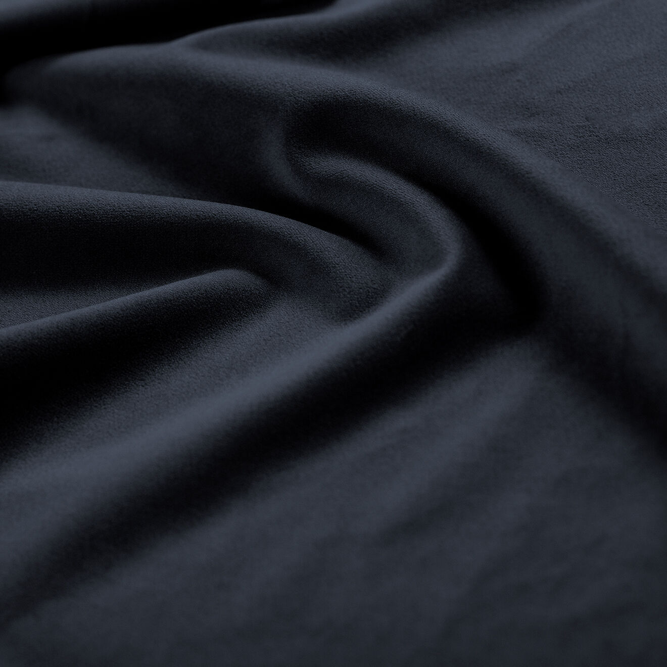 Intérieurs 86 Tête de Lit en Velours Haussmann bleu foncé - 180x120 cm