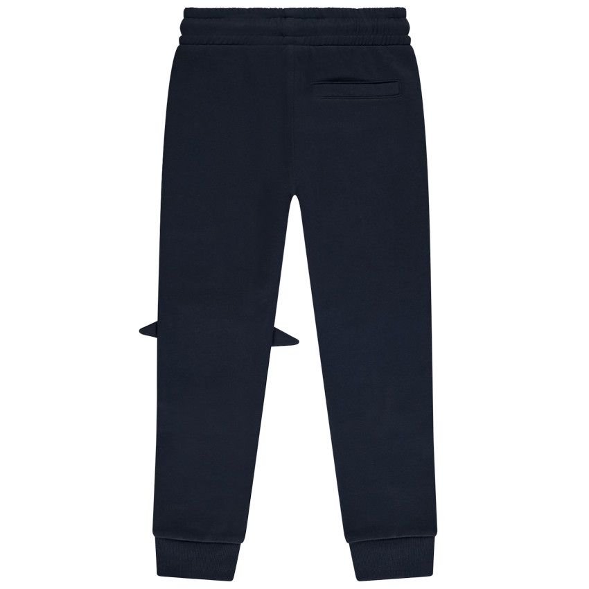Jogging ludique en molleton pour garçon - Bleu marine