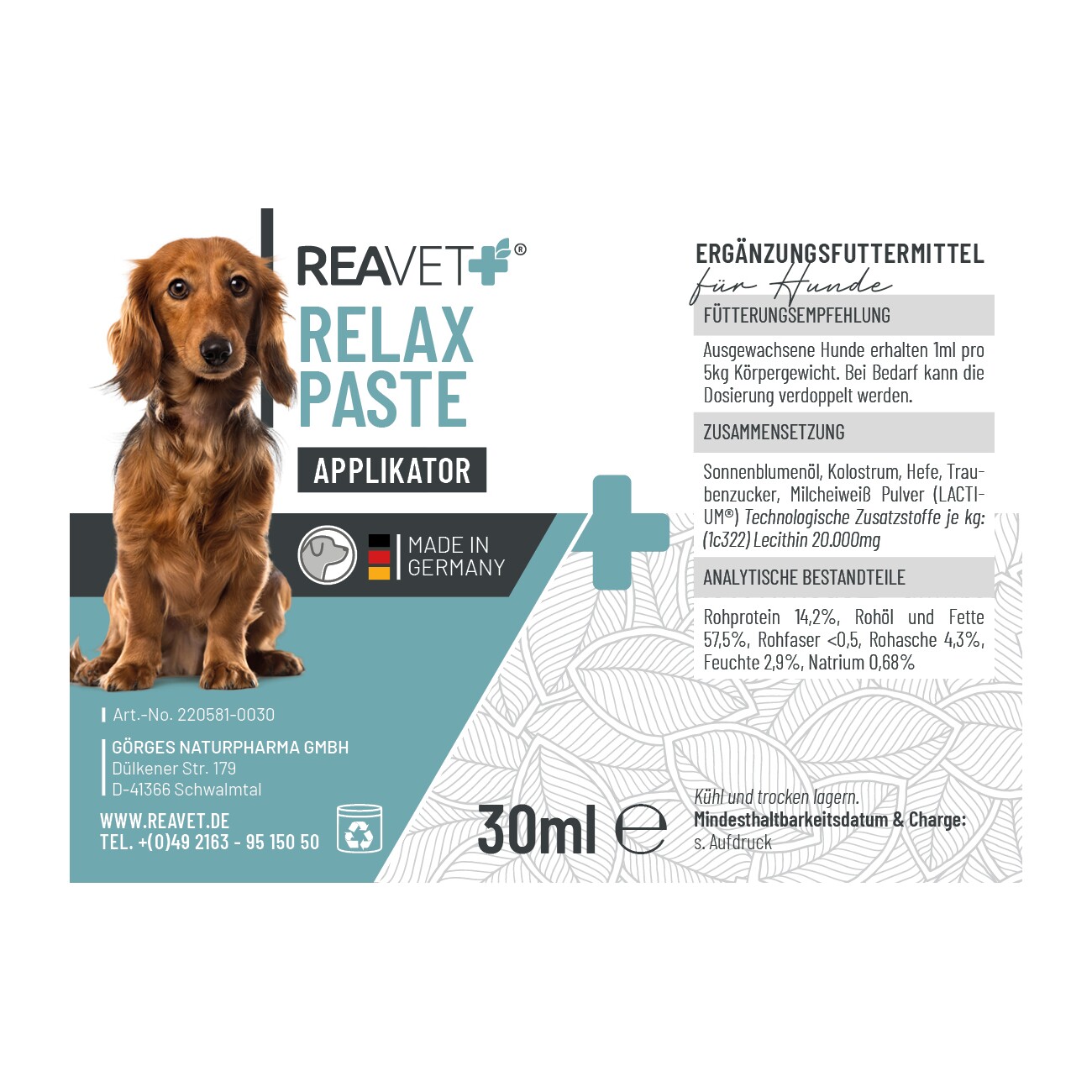 REAVET Relax Paste 30ml