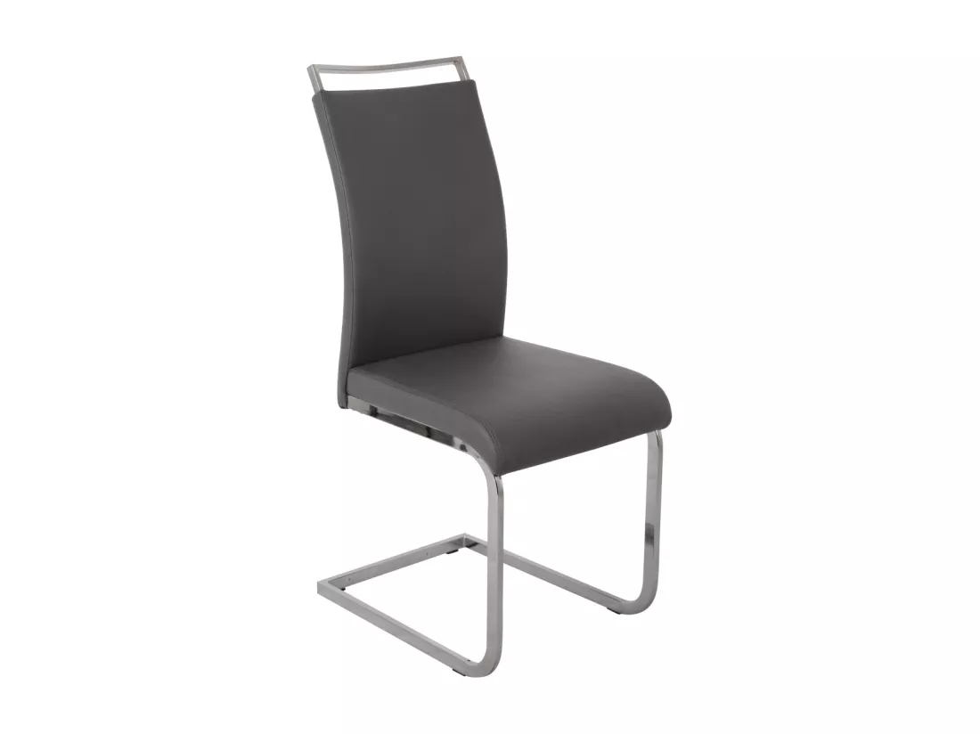 Lot de 2 chaises pivotantes en similicuir