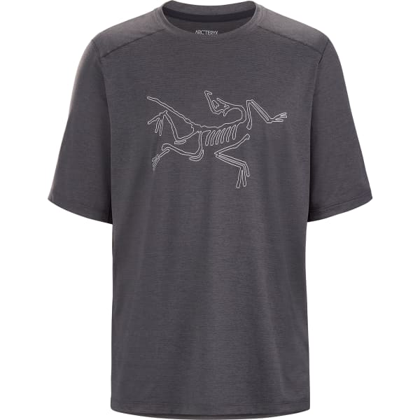 T-shirt randonnée ARC'TERYX CORMAC LOGO SS M BLACK HEATHER