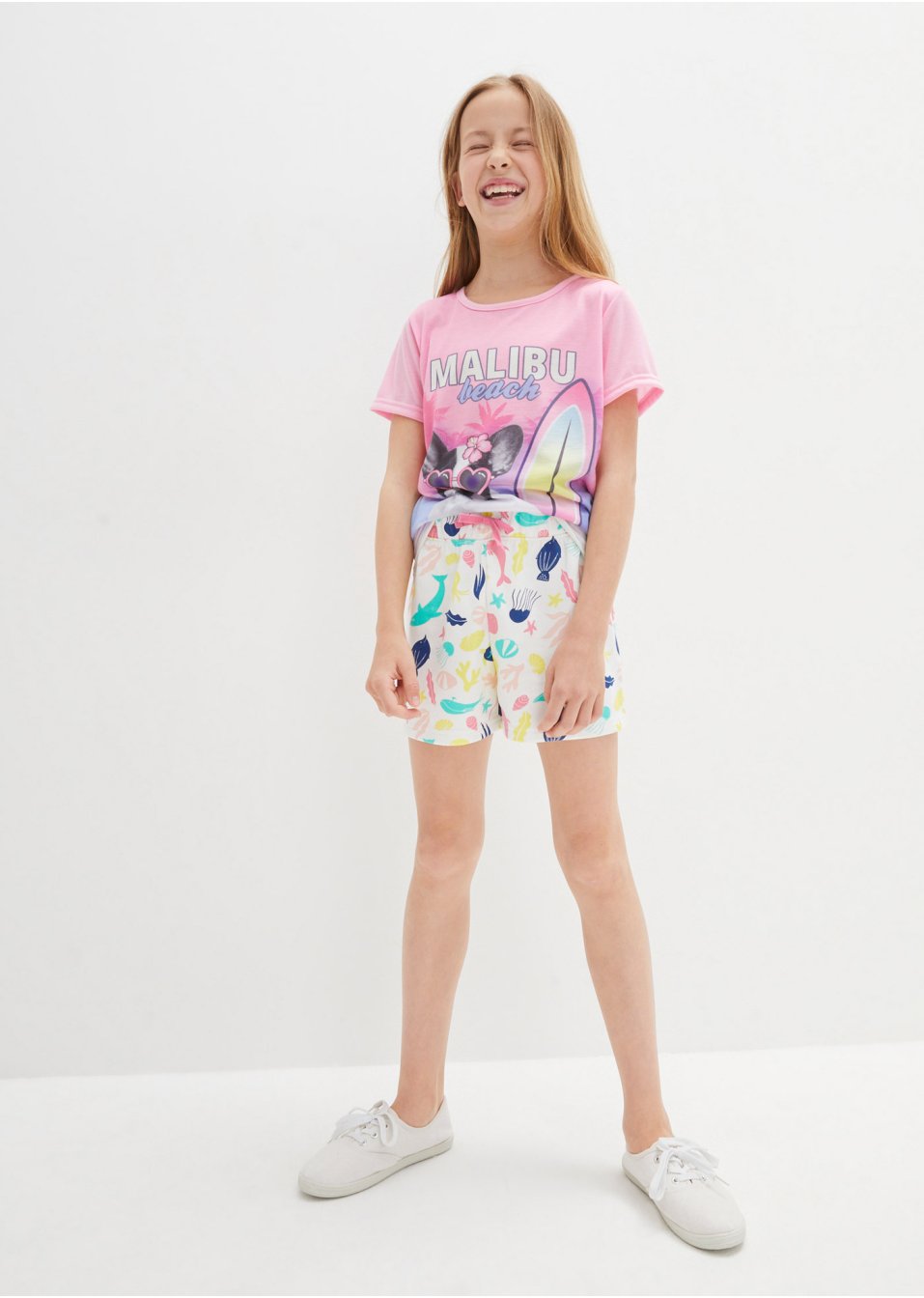 Short sweat fille