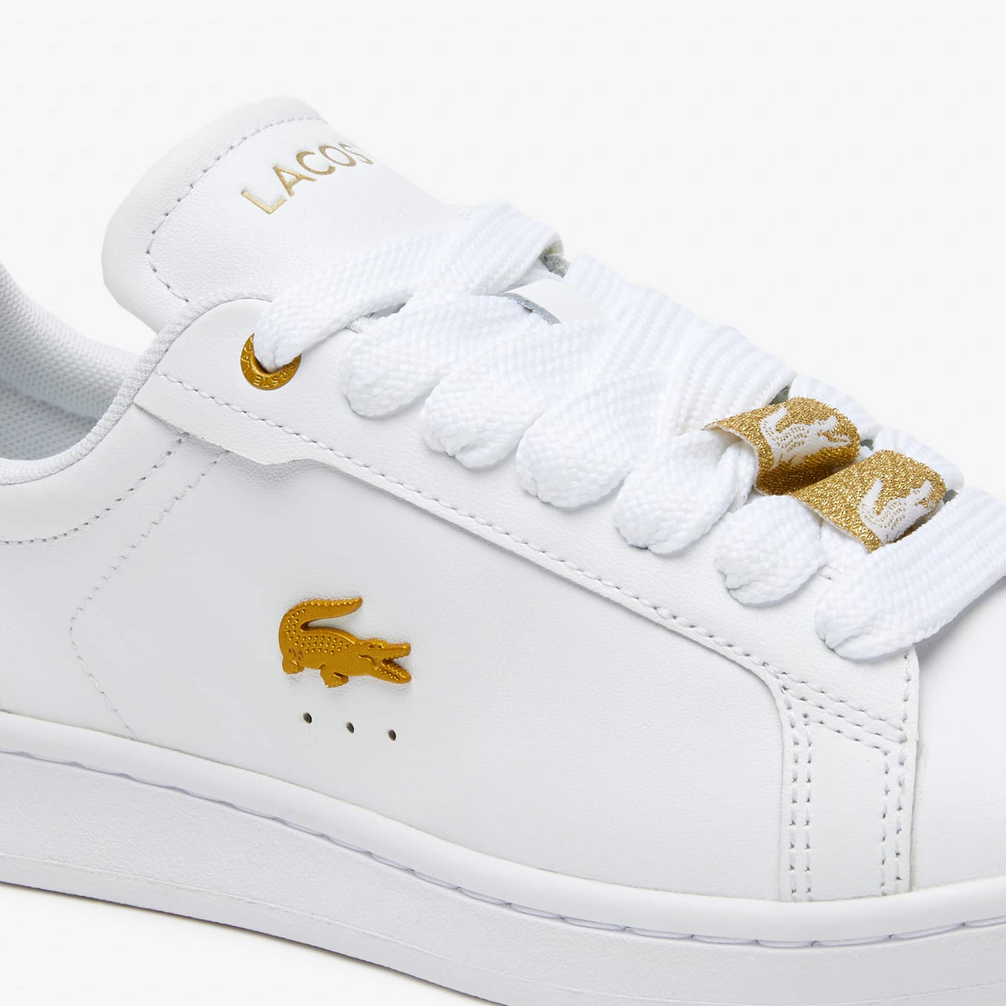 Sneakers Carnaby Pro femme Lacoste en cuir avec détail métallique Sneakers - Blanc - Lacoste - Femme