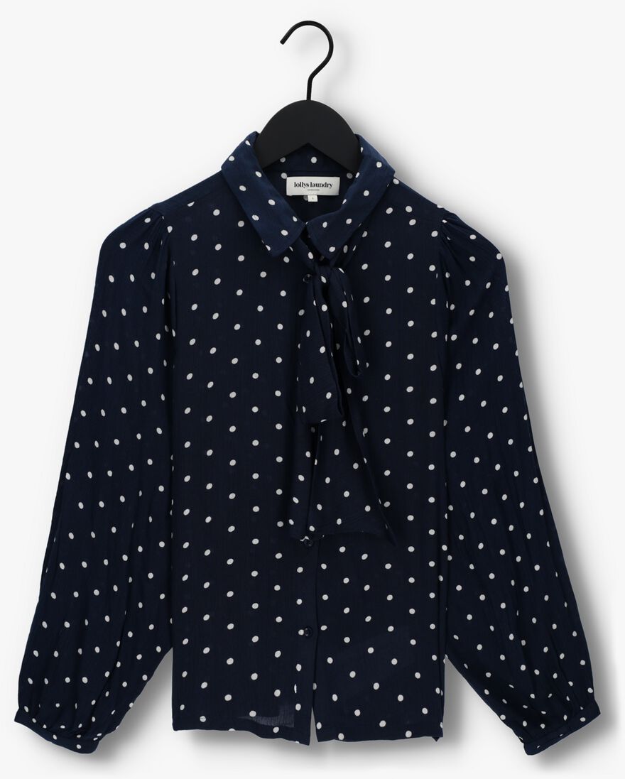 LOLLYS LAUNDRY donkerblauwe lollys laundry blouse ellie shirt