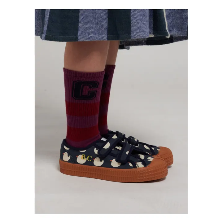 Bobo Choses Chaussettes Rayures BC | Rouge