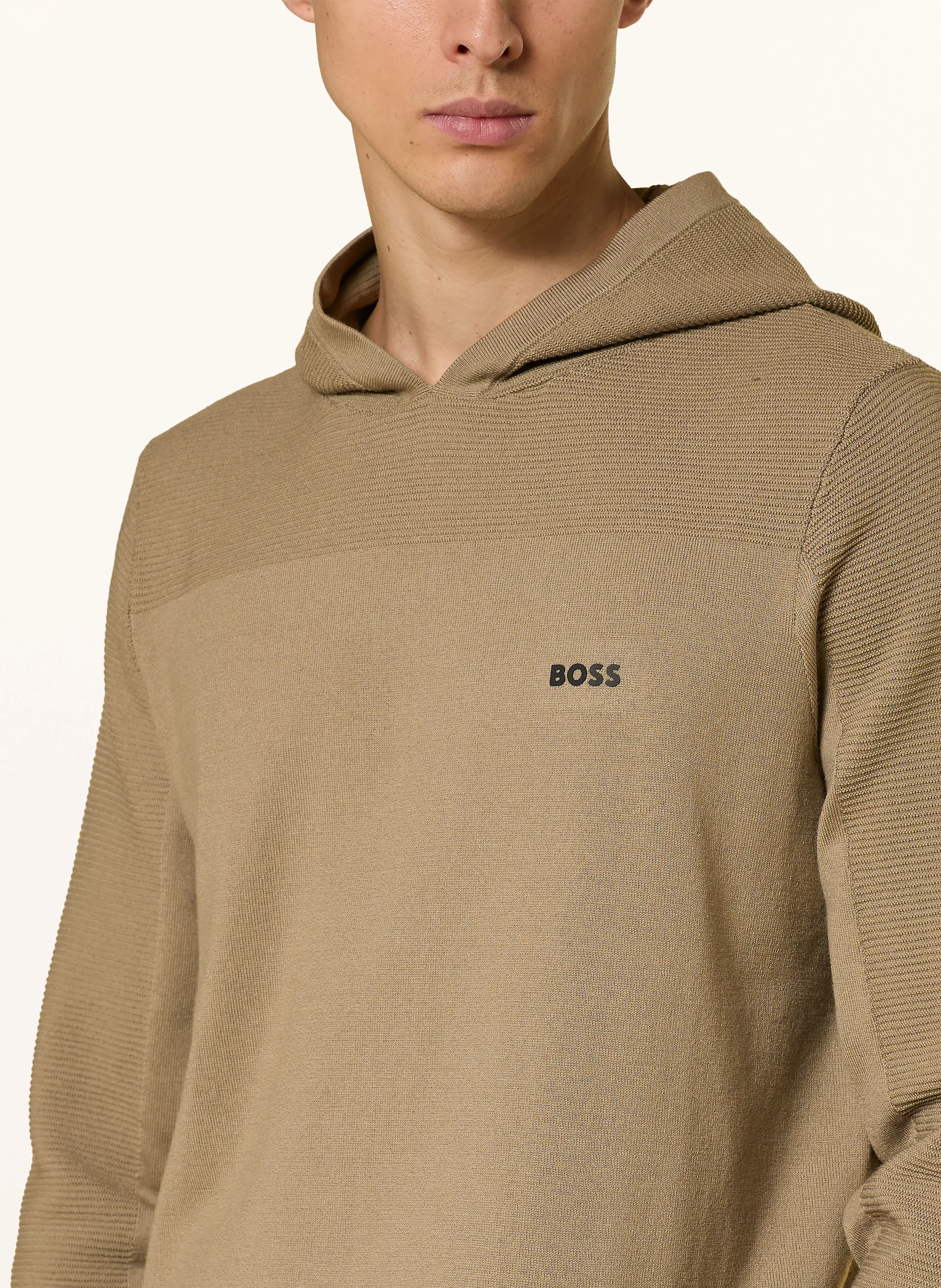 BOSS Strick-Hoodie MOMENTUM