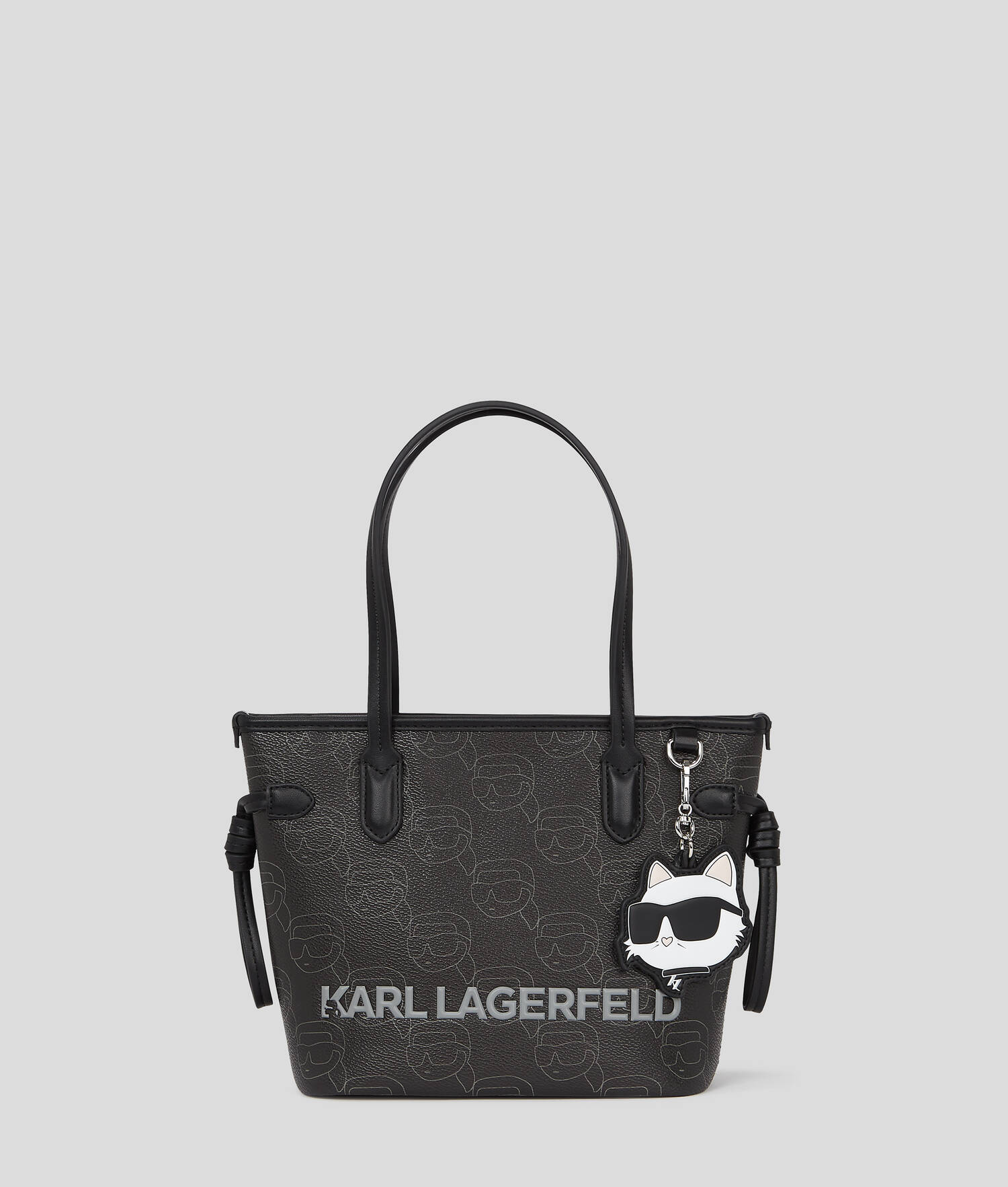 PETIT CABAS IKON MONOGRAM - NFT All Over Pattern Noir