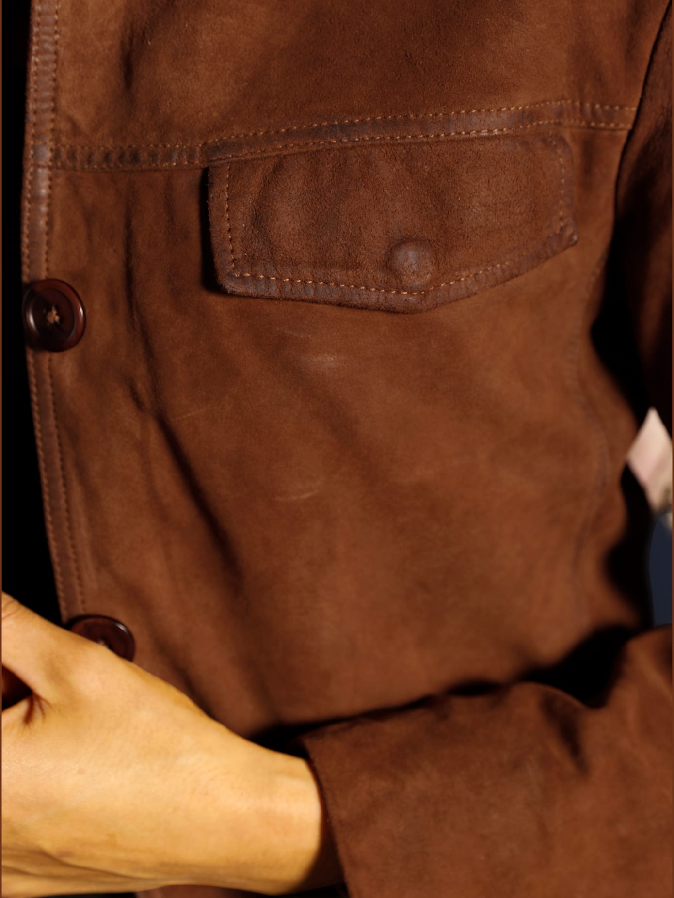 Veste en cuir jolie coupe courte