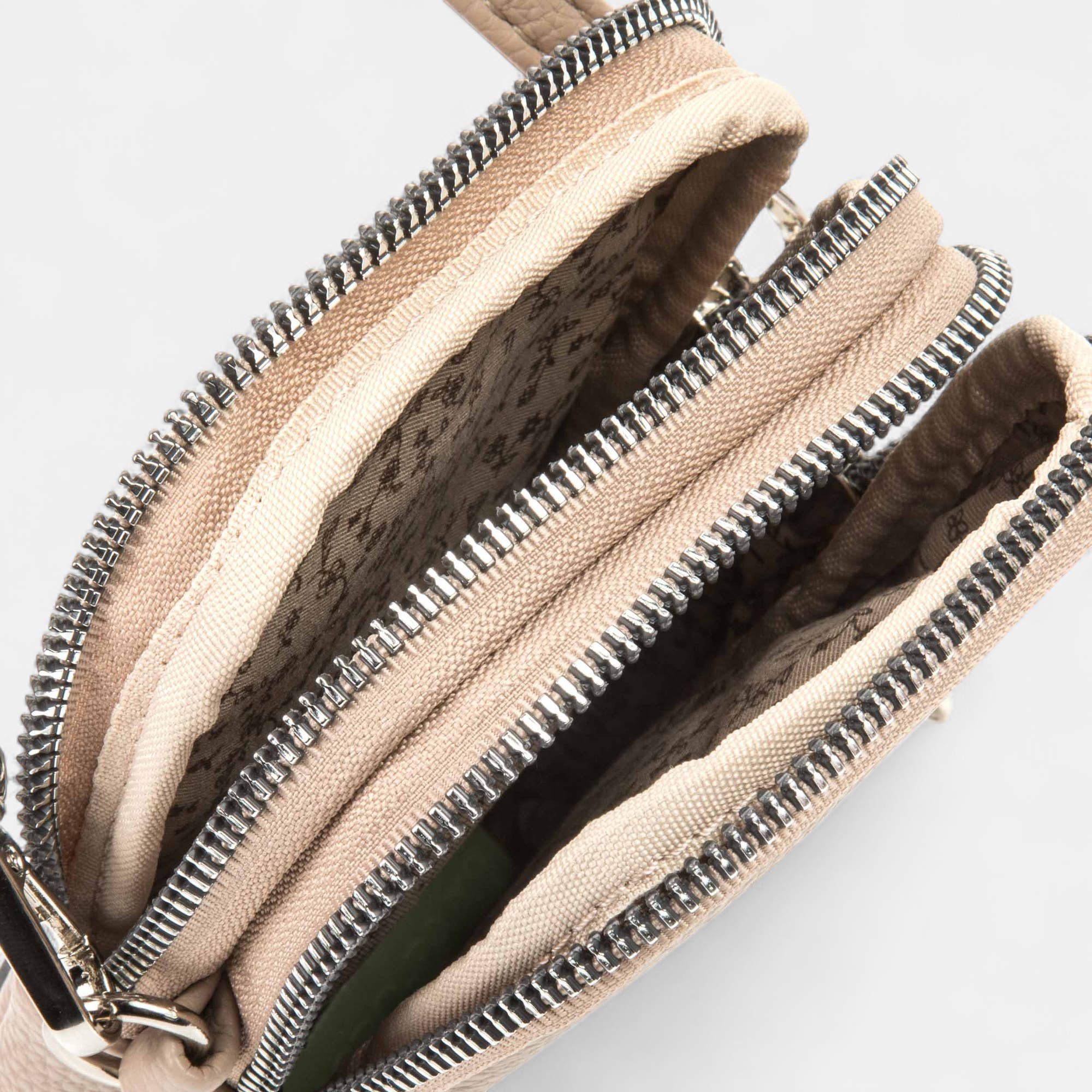 Pochette pour téléphone beige