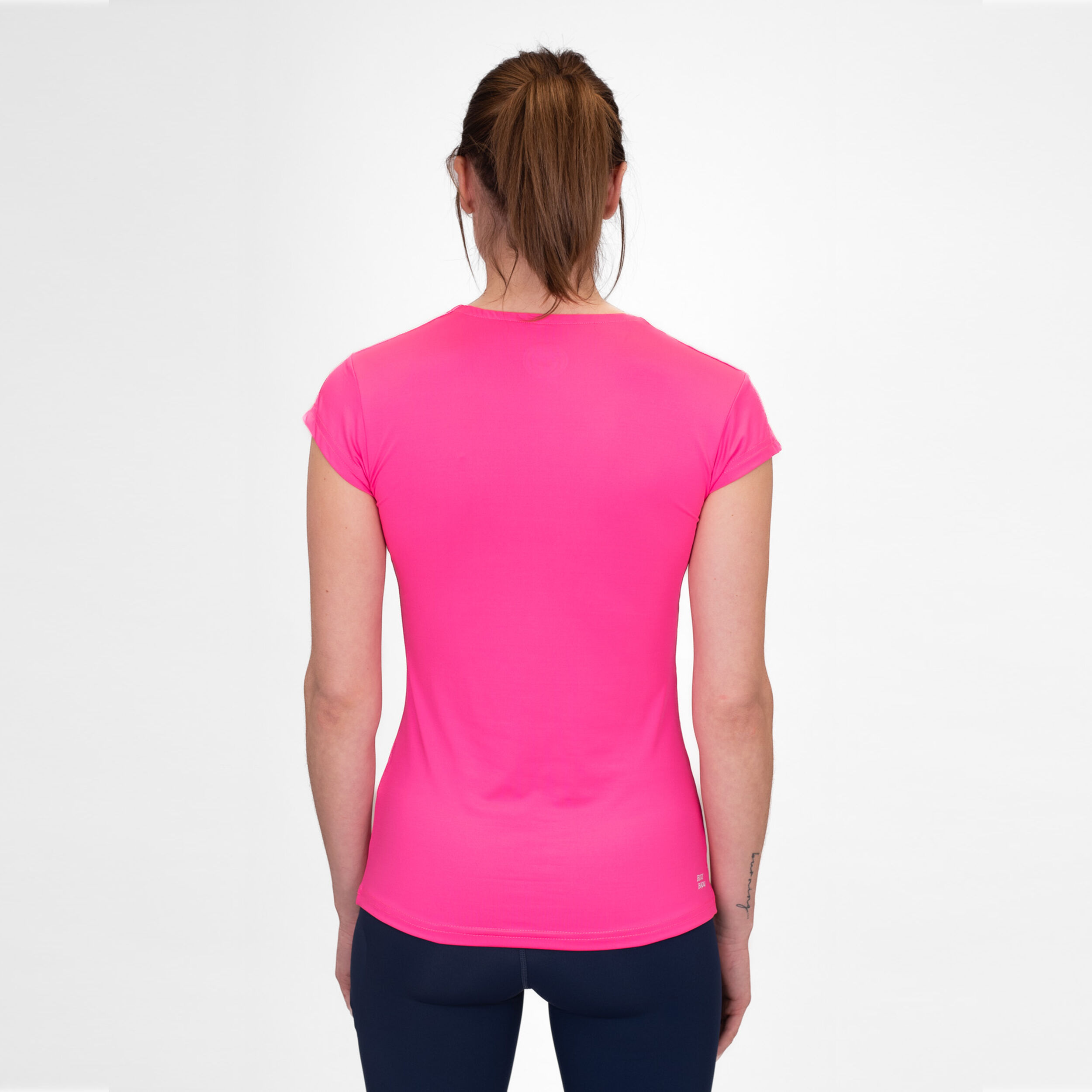BIDI BADU Crew V-Neck T-shirt Femmes - Pink