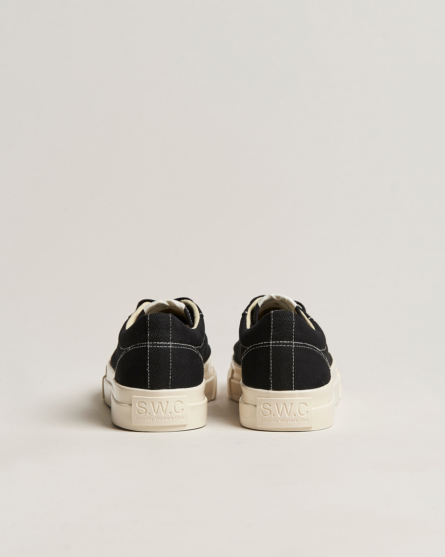 Stepney Workers Club Delllow Canvas Sneaker Black
