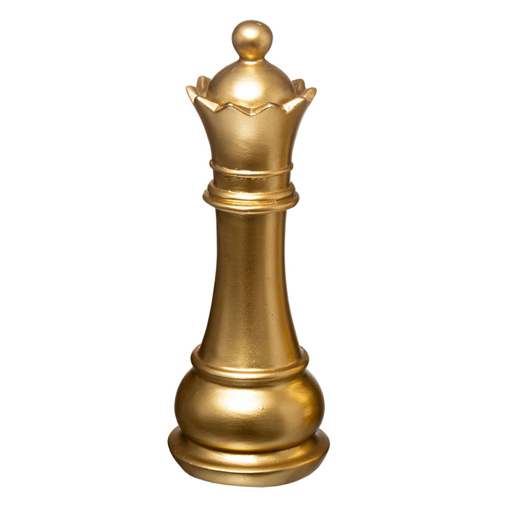 Pièce échec résine H 20cm