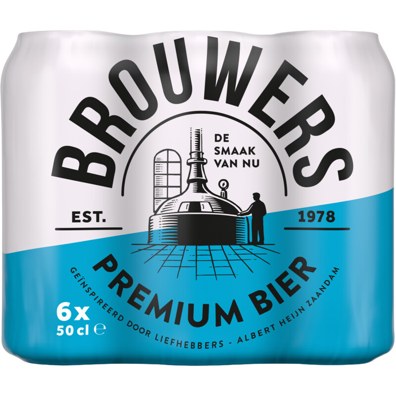 Brouwers Premium bier 6-pack