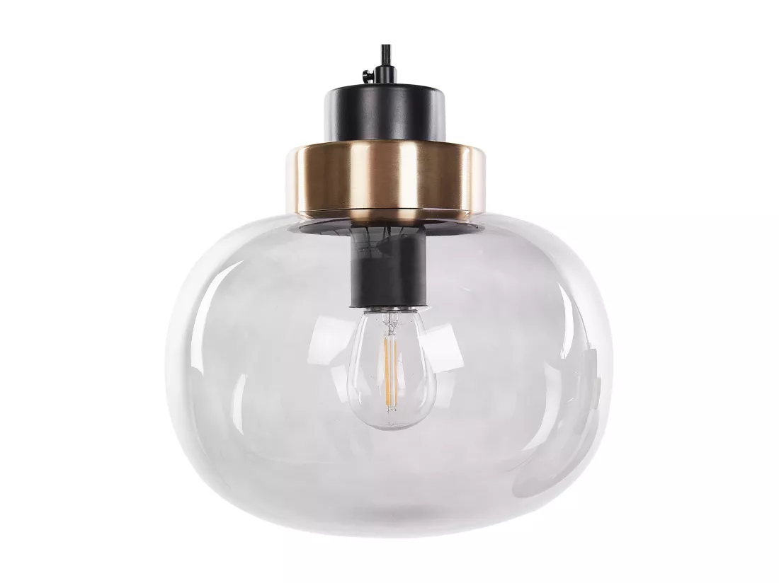 Lampe suspension ZAYANDE Verre Gris clair