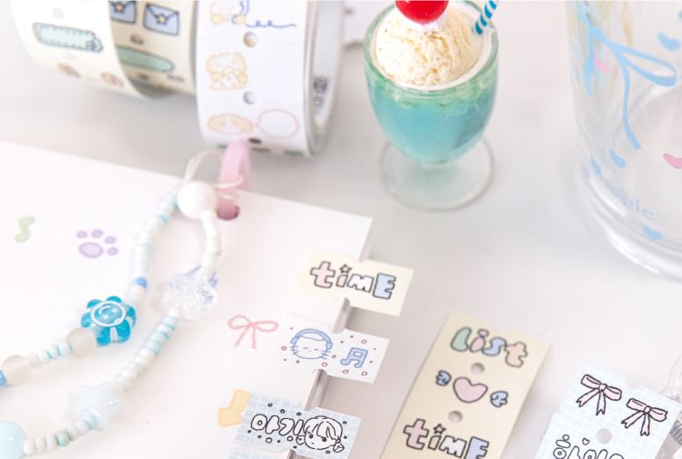 Stajnia - Cartoon Masking Tape (Diverse ontwerpen)